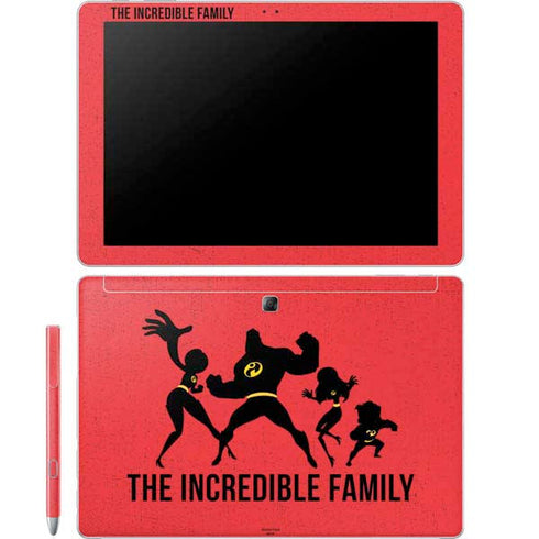Disney The Incredibles Family Sillhouette Galaxy Book 12in Skin